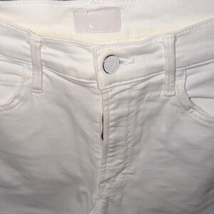 MOTHER Women's White Jeans